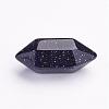 Synthetic Blue Goldstone Double Terminated Points G-P287-A01-2