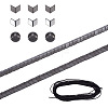 Kissitty Synthetic Hematite Beads Energy Bracelet DIY Making Kit DIY-KS0001-18-2