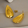 304 Stainless Steel Teardrop Stud Earrings VH8454-2-3