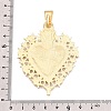 Rack Plating Alloy Big Pendants FIND-N005-56G-3