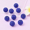 Grade A Rhinestone Pave Disco Ball Beads RB-Q105-9-5