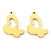 PVD Vacuum Plating 304 Stainless Steel Pendants X-STAS-N092-90G-2