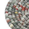 Natural African Bloodstone Beads Strands G-P575-A55-6x4mm-3