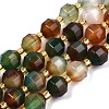 Natural Peacock Agate Beads Strands G-T131-82A-03-1