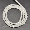 Faceted Cube Imitation Jade Glass Beads Strands EGLA-J133-A03-2