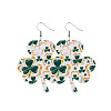 Saint Patrick's Day Imitation Leather Dangle Earrings FS-WG4E1C6-03-1