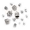 Tibetan Style Alloy Cord Ends TIBE-TA0001-16AS-3
