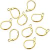 BENECREAT 40Pcs PVD Vacuum Plating 316 Surgical Stainless Steel Leverback Earring Hooks STAS-BC0002-59-4