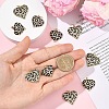 2Pcs 2 Styles Rack Plating Brass Cubic Zirconia Pendants KK-YW0004-08-5