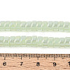 AB Color Plated Imitation Jade Glass Beads Strands GLAA-T026-3x6mm-J02-4