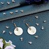 200Pcs 2 Colors Brass Setting with Middle East Rhinestone Pendants RB-FH0001-06-2