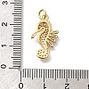 Rack Plating Brass Micro Pave Cubic Zirconia Pendants X-KK-M296-10G-3