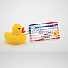 CREATCABIN 50Pcs Duck Theme Paper Card AJEW-CN0001-94I-6