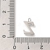 304 Stainless Steel Micro Pave Cubic Zirconia Pendants STAS-H228-06P-Z-3