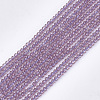 Synthetic Quartz Crystal Beads Strands G-T119-05D-1