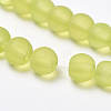 Transparent Glass Beads Strands X-GLAA-Q064-03-10mm-3