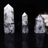 Point Tower Natural Tourmalinated Quartz Home Display Decoration PW-WG71006-03-2