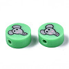 Handmade Polymer Clay Beads CLAY-N008-036C-3