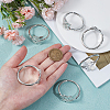 16Pcs Christmas Theme Alloy Napkin Rings AJEW-GF0013-16P-3