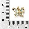 Brass Micro Pave Cubic Zirconia Charms KK-H089-29G-4