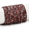 Natural Red Rainbow Jasper Beads Strands GG-CBA2498-A06-01-2