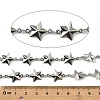 304 Stainless Steel Star Link Chains CHS-A017-01P-3