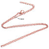 304 Stainless Steel Cable Chain for Necklace STAS-T040-PJ206-40-3