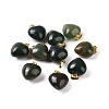Natural Moss Agate Pendants G-I311-A08-G-5