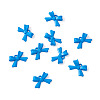 Spray Painted Enamel Pendants ENAM-TAC0005-04J-2
