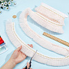 5Yards Polyester Lace Ribbon SRIB-GF0001-74A-3