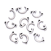 201 Stainless Steel Charms STAS-R105-G-2