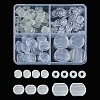 146Pcs 4 Style PVC & Silicone Comfort Clip on Earring Pads KY-FS0001-19-1