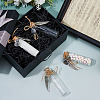 4Pcs Transparent Glass Empty Bottles AJEW-FH00032-4
