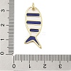 Rack Plating Brass Enamel Pendants KK-Z074-10G-02-3