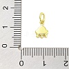 Real 18K Gold Plated Rack Plating Brass Enamel Charms KK-M293-28G-02-3