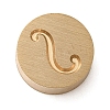 Golden Tone Brass Letter Stamps LS-KK-R005-01S-1