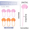 50Pcs Plastic Hang Tag Fasteners FIND-TA0010-37-3