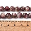 Natural Lepidolite/Purple Mica Stone Beads Strands G-G925-02B-3