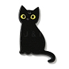 Halloween Black Cat Acrylic Pendants MACR-U005-01A-1