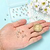 30Pcs 3 Styles Brass Cord End KK-CJ0004-40-4