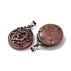 Natural Rhodonite Pendants G-A241-02R-10-2