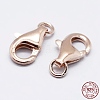 925 Sterling Silver Lobster Claw Clasps STER-K167-074B-RG-3