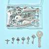 40Pcs 8 Styles Tibetan Style Alloy Pendants TIBEP-FS0001-44-7