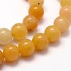 Natural Old Topaz Jade Beads Strands G-F364-06-8mm-3