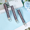 Iron with Polyester Inwrought Keychain KEYC-WH20054-011B-7