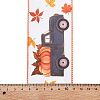 5 Yards Thanksgiving Day Printed Polyester Wired Ribbon LS-OCOR-K009-01C-3