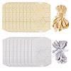 30 Sets 2 Colors Hot Stamping Pillow Cardboard Paper Printed Candy Boxes CON-TA0001-29-2