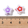 Opaque Acrylic Beads X-SACR-P031-19A-3