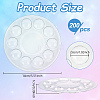 200Pcs Round PET Watercolor Oil Palette AJEW-WA0004-63-2