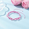 Glass Seed Beads Braided Beaded Bracelets for Women BJEW-MZ00215-01-1